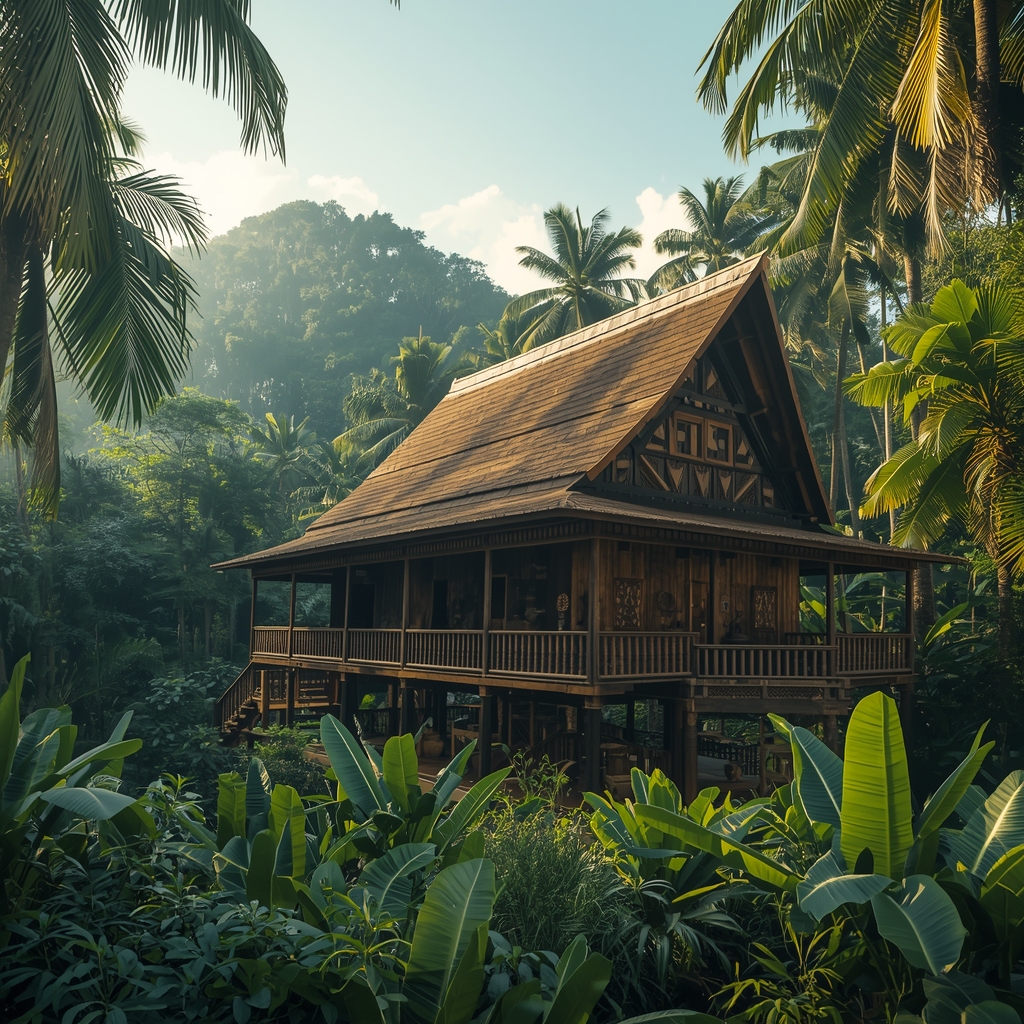 Keunikan Rumah Adat Kalimantan yang Sarat Makna Budaya