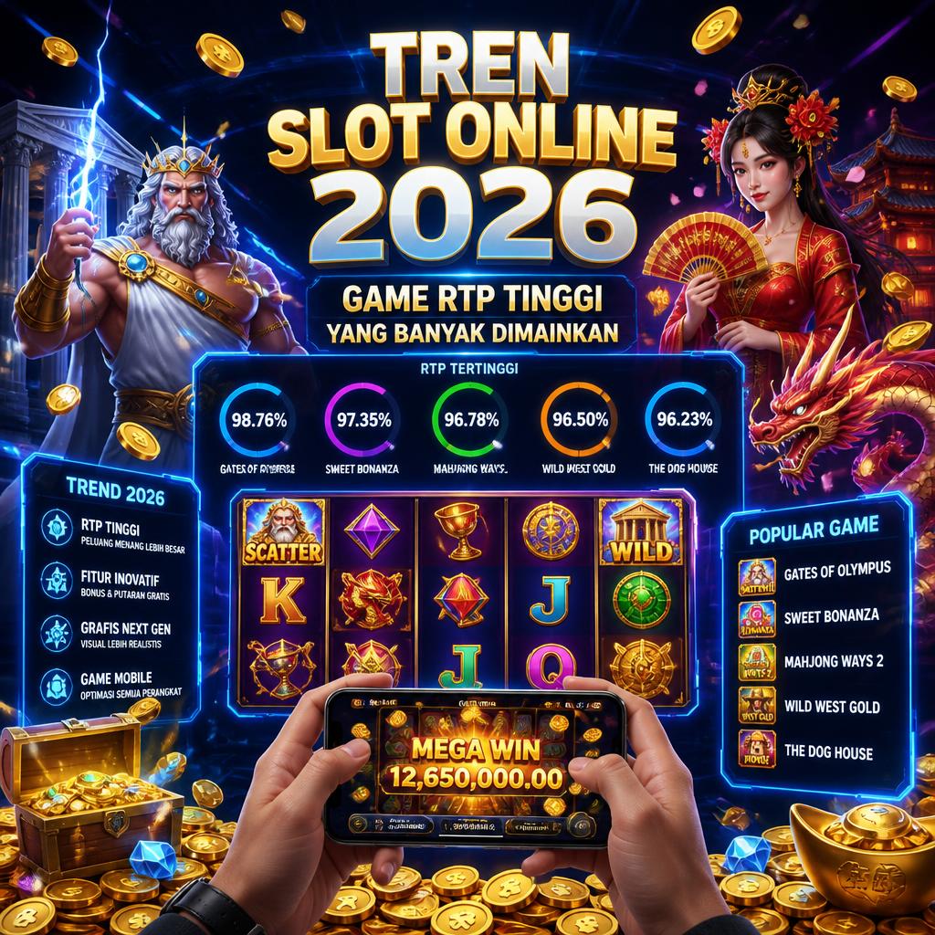 Tren Slot Online 2026, Game RTP Tinggi yang Banyak Dimainkan