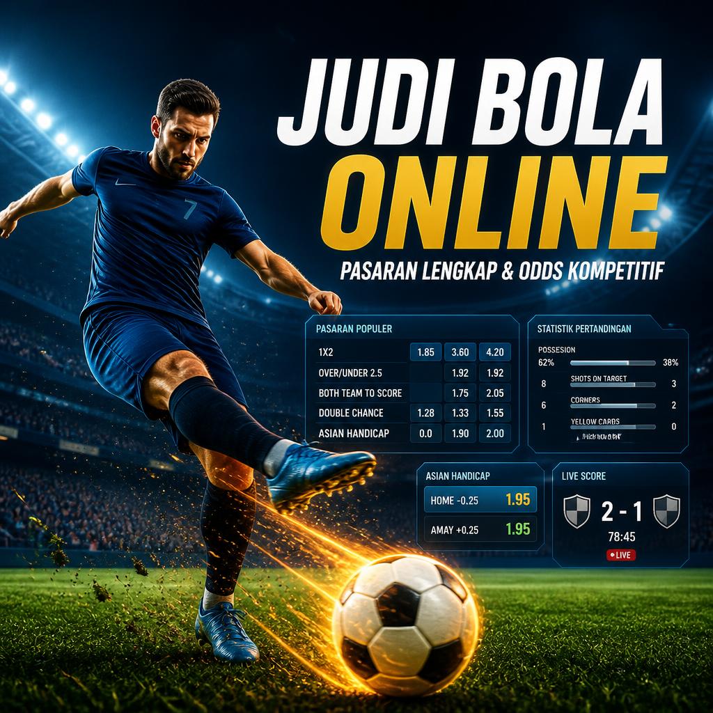 Judi Bola Online dengan Pasaran Lengkap dan Odds Kompetitif