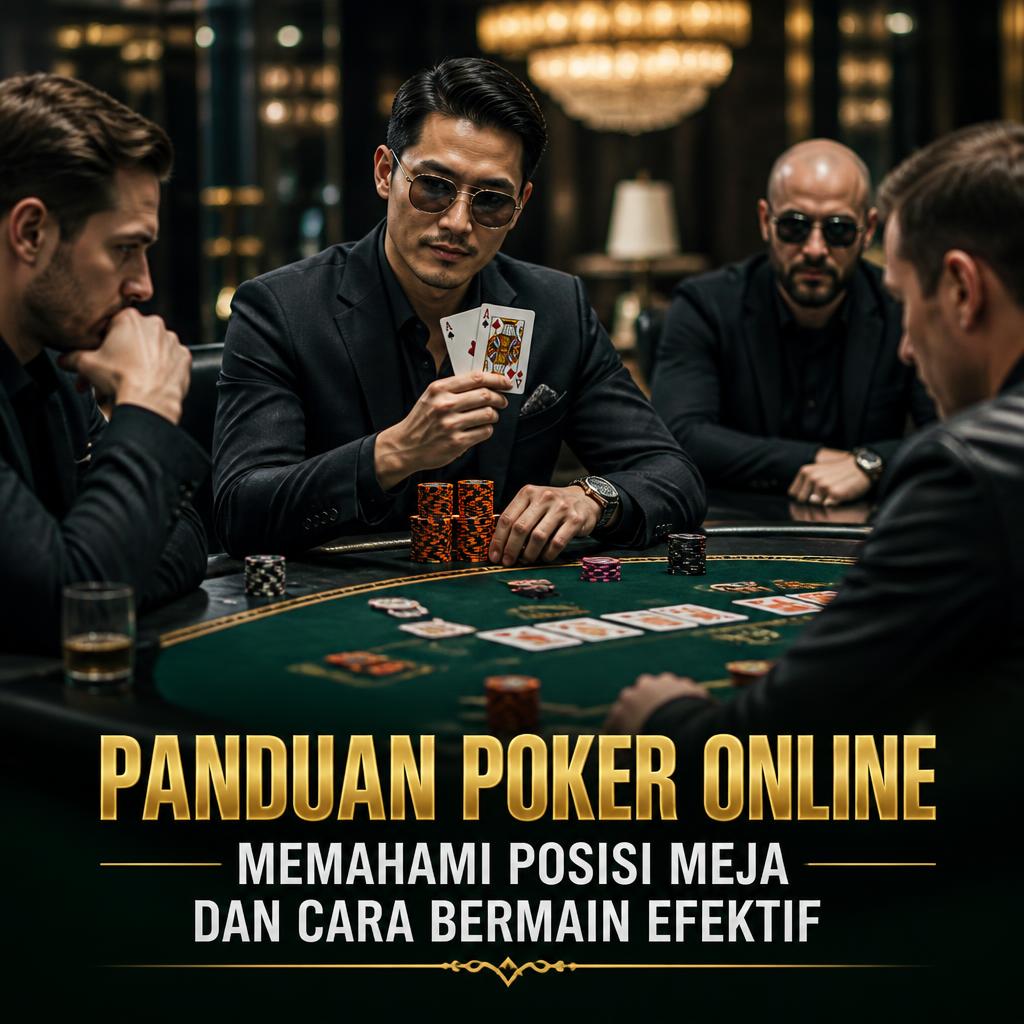 Panduan Poker Online Memahami Posisi Meja dan Cara Bermain Efektif